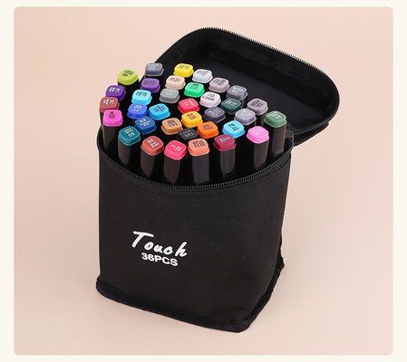 Dual Tip Permanent Fabric Brush Colored Acrylic Art Paint Marker Pens 12 24 30 36 48