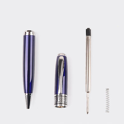 Big Fat Black Metal Roller Pen Ballpoint Pen With Logo For Business Signature 35 g