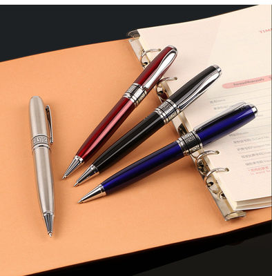 Big Fat Black Metal Roller Pen Ballpoint Pen With Logo For Business Signature 35 g