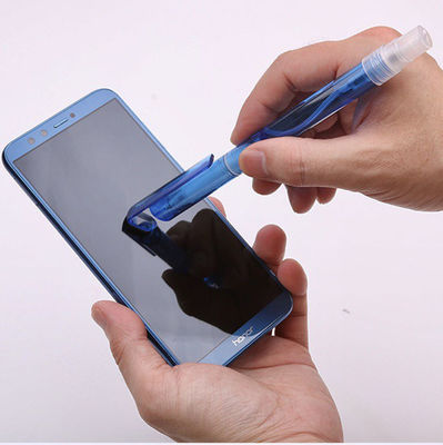 Blue Ink Multifunctional Pen 2.5g Sanitizer Spray and Phone Holder for Students' Needs