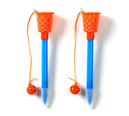 Office School Pen with Unique Customized Logo Basketball Shape Topper Stationery