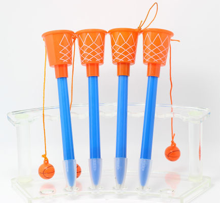 Office School Pen with Unique Customized Logo Basketball Shape Topper Stationery