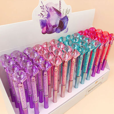 240M Writing Length Ballpoint Pen in PDQ CDU Display Case Box Custom Color Diamond Pen