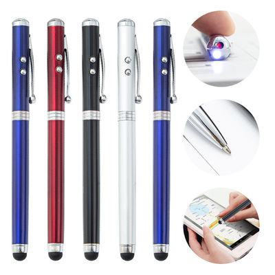 0.5mm Writing Width Gel Pen 4 in 1 Multi Laser Pointer LED Torch Light for Educators