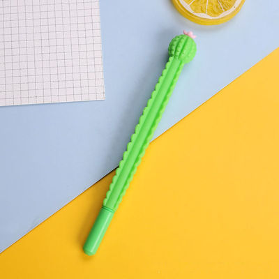 Gel-Ink Cactus Shape Pen Writing Length 240M Cute Novelty Gift for Girls and Students