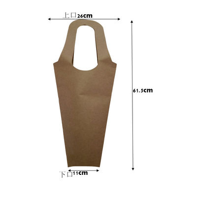 Customized Handle Home Decoration Dried Flower Storage Carrier Bag for Fresh Flower