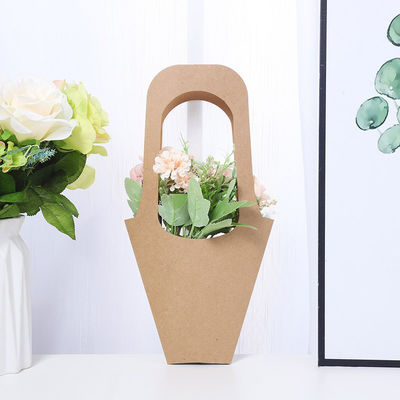 Customized Handle Home Decoration Dried Flower Storage Carrier Bag for Fresh Flower