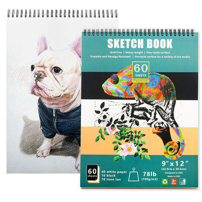 Hard Cover Customized Logo Recycled Fashion Design Sketch Book A3 A5 Artist Sketchbook