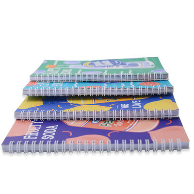 Custom A5 Gold Wire Journal Note Book With Spiral Binding And Personalized Cover Design
