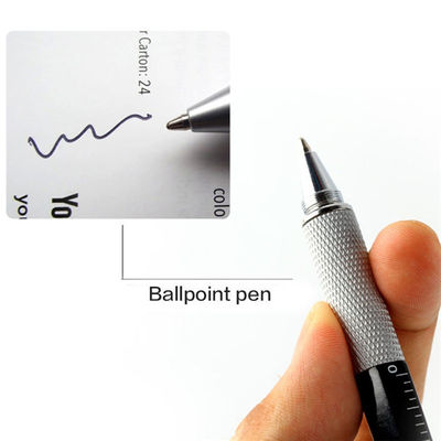 0.5 mm Gel Pen with Ruler Level Stylus and Screwdriver Small Size Big Functionality