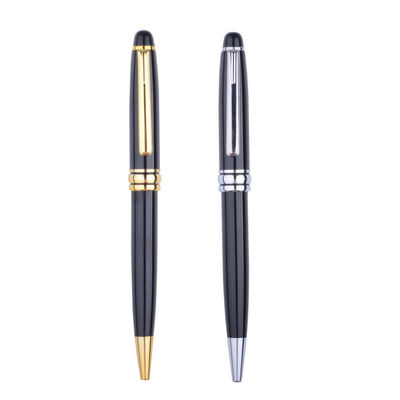 Sophisticated Executive Gift Custom Logo Rose Gold Ballpoint Pen for Professionals