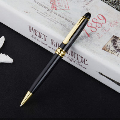 Sophisticated Executive Gift Custom Logo Rose Gold Ballpoint Pen for Professionals