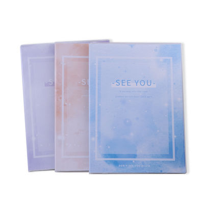 Custom Logo School Stationery Saddle Stitching A5 Size Soft Cover Notebook for Gift