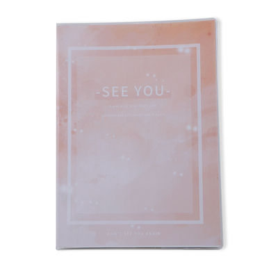 Custom Logo School Stationery Saddle Stitching A5 Size Soft Cover Notebook for Gift