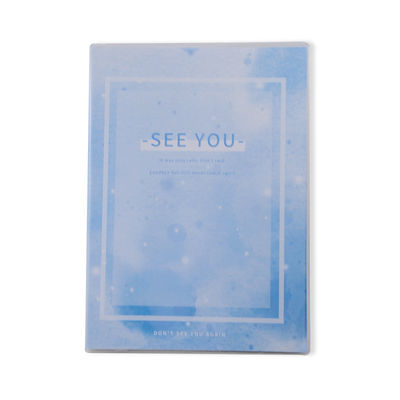 Custom Logo School Stationery Saddle Stitching A5 Size Soft Cover Notebook for Gift