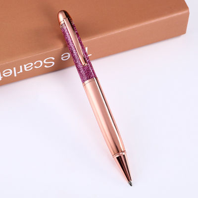 Office Luxury Blue Ball Pens with Printed Logo Refill and Red Ink 2021