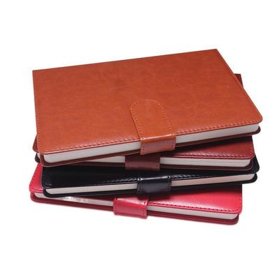 Personalized Notebook with Luxury Soft PU Leather Cover and Customized Paper Material