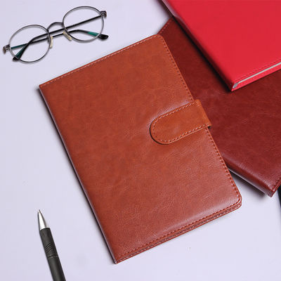 Personalized Notebook with Luxury Soft PU Leather Cover and Customized Paper Material