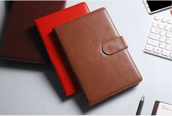 Personalized Notebook with Luxury Soft PU Leather Cover and Customized Paper Material