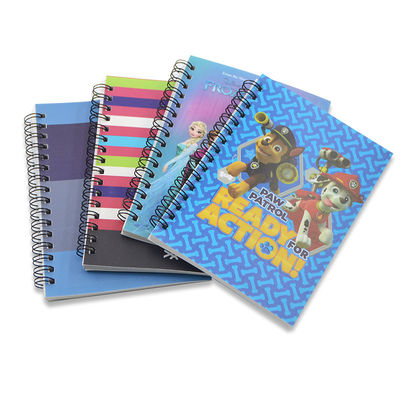 Budget-Friendly A5 Spiral Notebook with Custom Cartoon Print and Spiral Binding