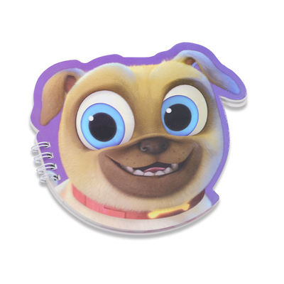 Elastic Kawaii Stationery Mini Notebook Cute Cartoon Dog Design 30 Sheets Inner Pages
