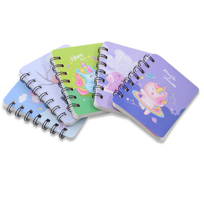 30 Sheets Inner Pages Custom Printing Spiral Student Notebook with Cute Cartoon Design