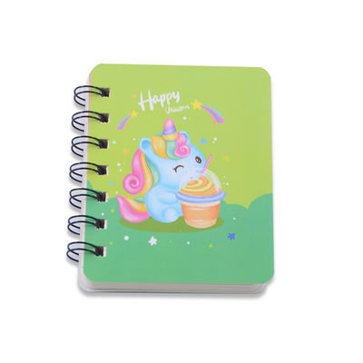 30 Sheets Inner Pages Custom Printing Spiral Student Notebook with Cute Cartoon Design