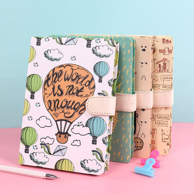 2022 Soft Custom Notebook A5 Magnetic Student Notebook Beautiful Notebook for Girls