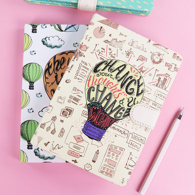 2022 Soft Custom Notebook A5 Magnetic Student Notebook Beautiful Notebook for Girls