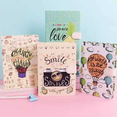 2022 Soft Custom Notebook A5 Magnetic Student Notebook Beautiful Notebook for Girls