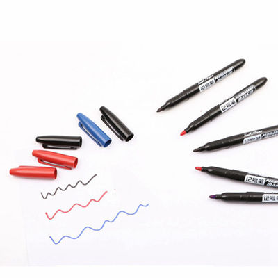 Paper Writing Medium Gel-Ink Permanent Marker Pen with Fast Drying Ink and Single Head Design