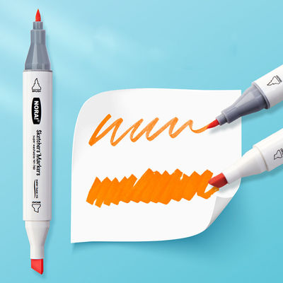 36 Color Kids Art Drawing Pen Double Brush Non-Toxic and Safe Oil Marker Easy to Wash