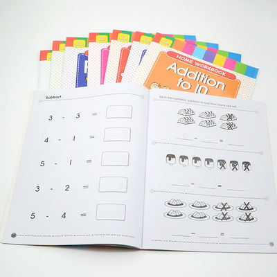 Customized Logo 2022 English Student Workbook Exercise Book for Drawing And Writing