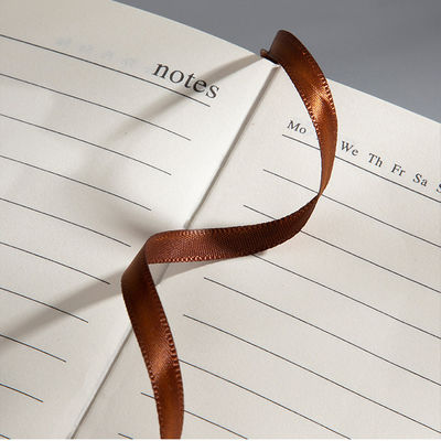 Customized Paper Business Logo Printed Debossed Soft Black PU Planner A5 Leather Notebooks