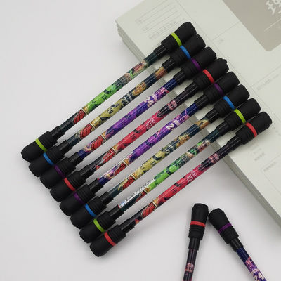 2022 Multi-Function Office Writing Pen Ballpoint Class Spinning Plastic Gift Refills