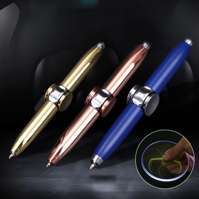 Multi-function Gel-Ink Fidget Spinner Pen Cube for Office Creative Anti-stress Toy