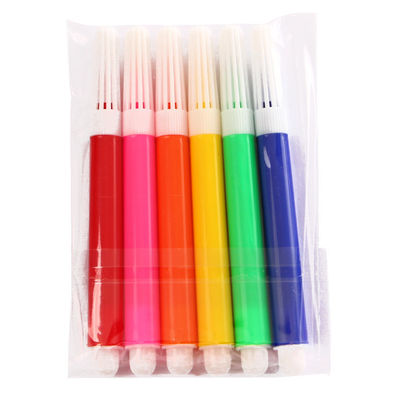 Watercolor Art Marker Pen Set for Kids Children 6PC Professional Deluxe Drawing Tools