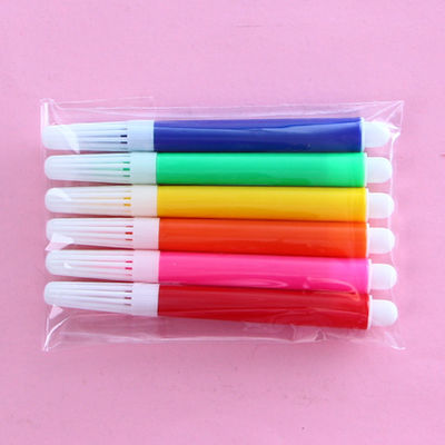 Watercolor Art Marker Pen Set for Kids Children 6PC Professional Deluxe Drawing Tools