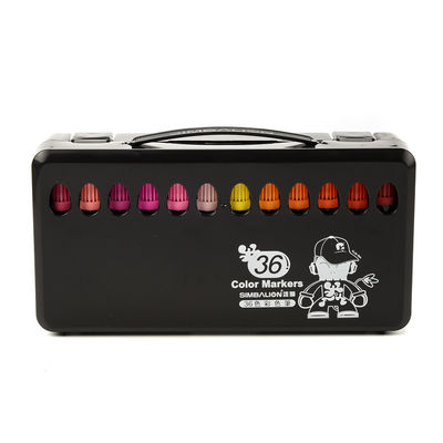 36 Colors Non-toxic Art Marker Set for Kids Watercolor Creative Stationery Supplies