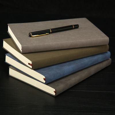 Business Journal Custom A5 Planner PU Leather Notebook Set with Logo and Paper Cover