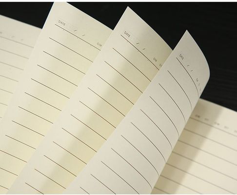 Business Journal Custom A5 Planner PU Leather Notebook Set with Logo and Paper Cover