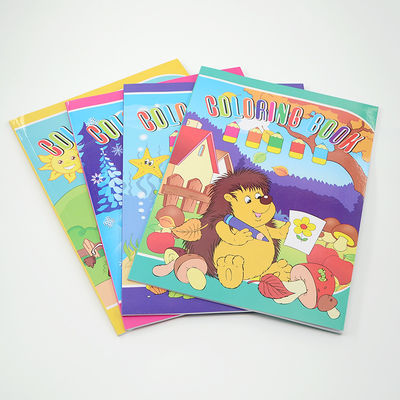 4 Colors Paperback Children Coloring Book Printing Customized Design with Paper Cover