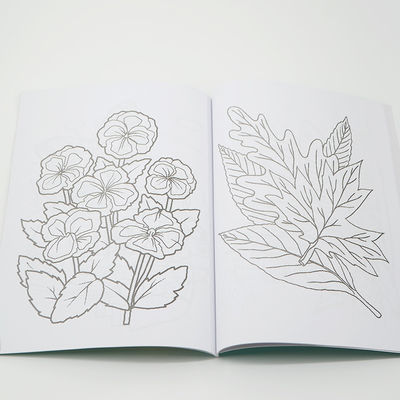 4 Colors Paperback Children Coloring Book Printing Customized Design with Paper Cover