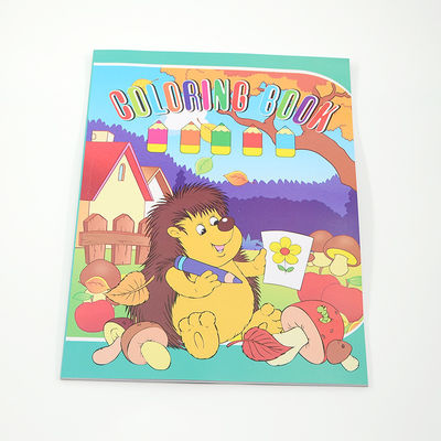 4 Colors Paperback Children Coloring Book Printing Customized Design with Paper Cover