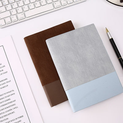 Self-Adhesive Inner Pages 104 sheets A6 Diary Custom Cloth Cover Notebook for Students
