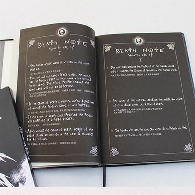 Customized Logo Ryuk Cosplay Death Note Planner Anime Diary Cartoon Book