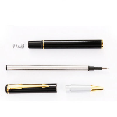 0.5mm Writing Width Gel-Ink Classic Roller Metal Ball Pen for Office Supply Promotion
