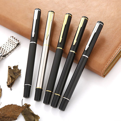0.5mm Writing Width Gel-Ink Classic Roller Metal Ball Pen for Office Supply Promotion