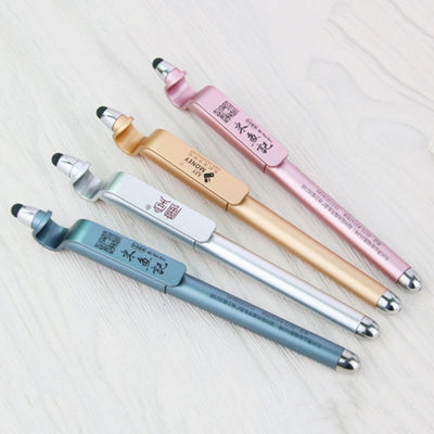 25g Custom Logo Printing Double Head Multi-functional Ball Pen for Office Supplies