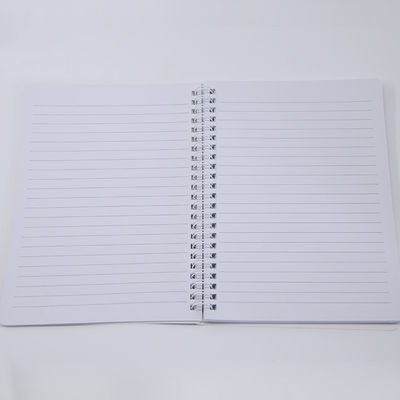 Soft Cover Custom Spiral Notebook Journal 30 Sheets Custom Printing Logo Grid Design